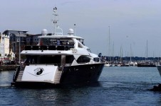 Black and White -  Aft View